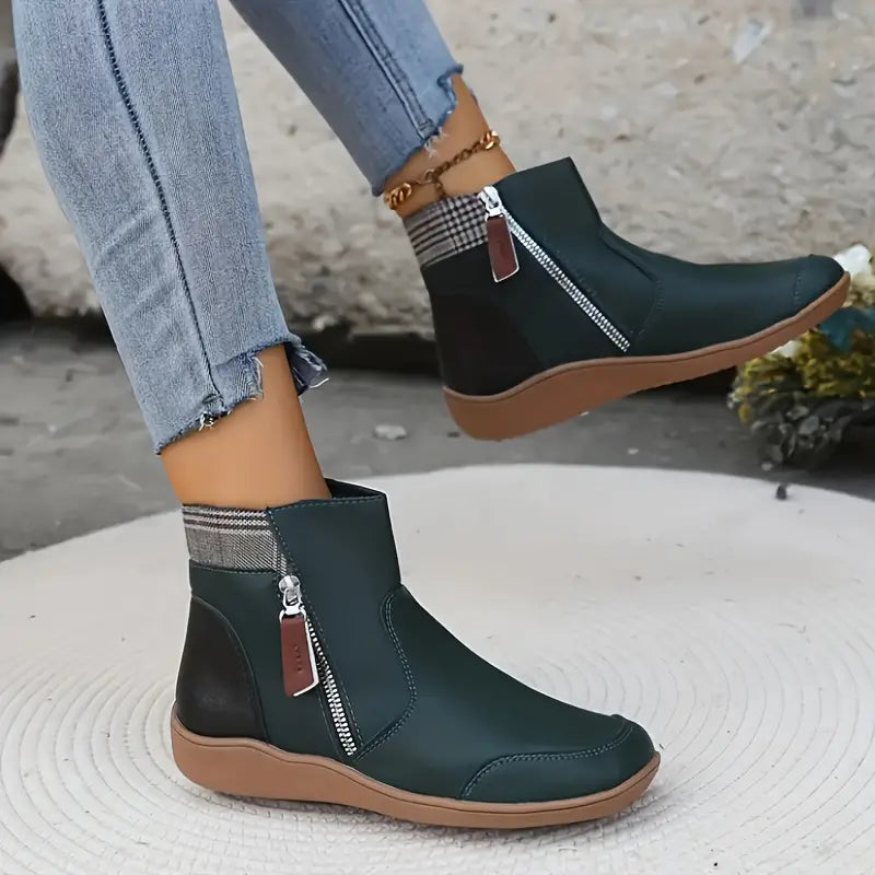 Moira™ Premium Zipper Orthopedic Waterproof Boots