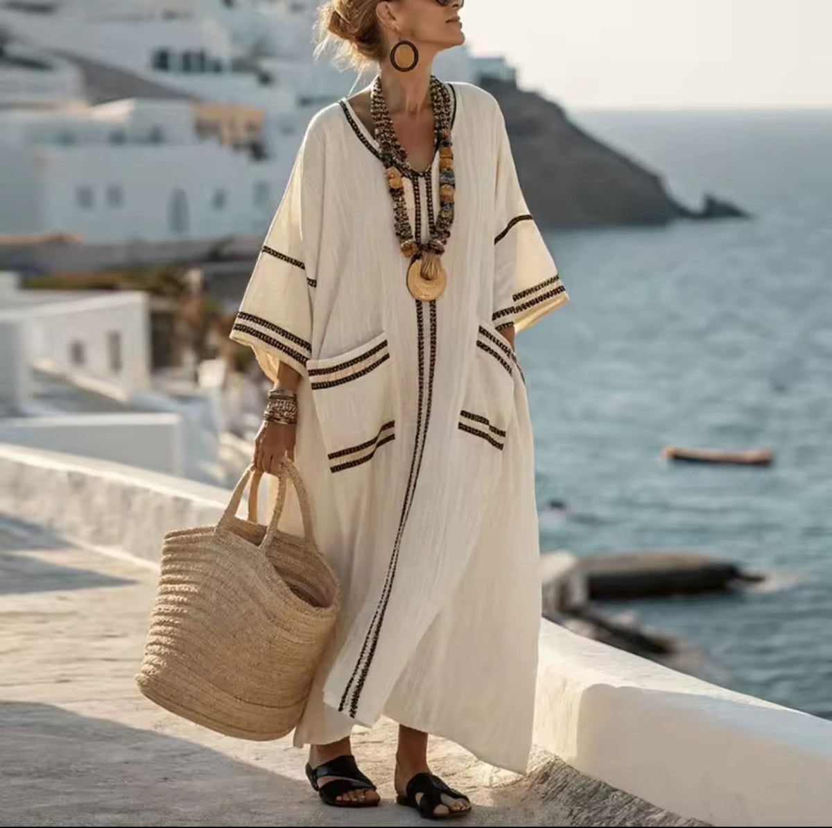 Maryll™ – Elegant Long Strand Dress