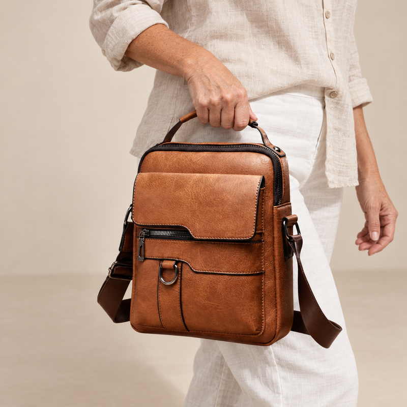 bags in de lichtbeige studio