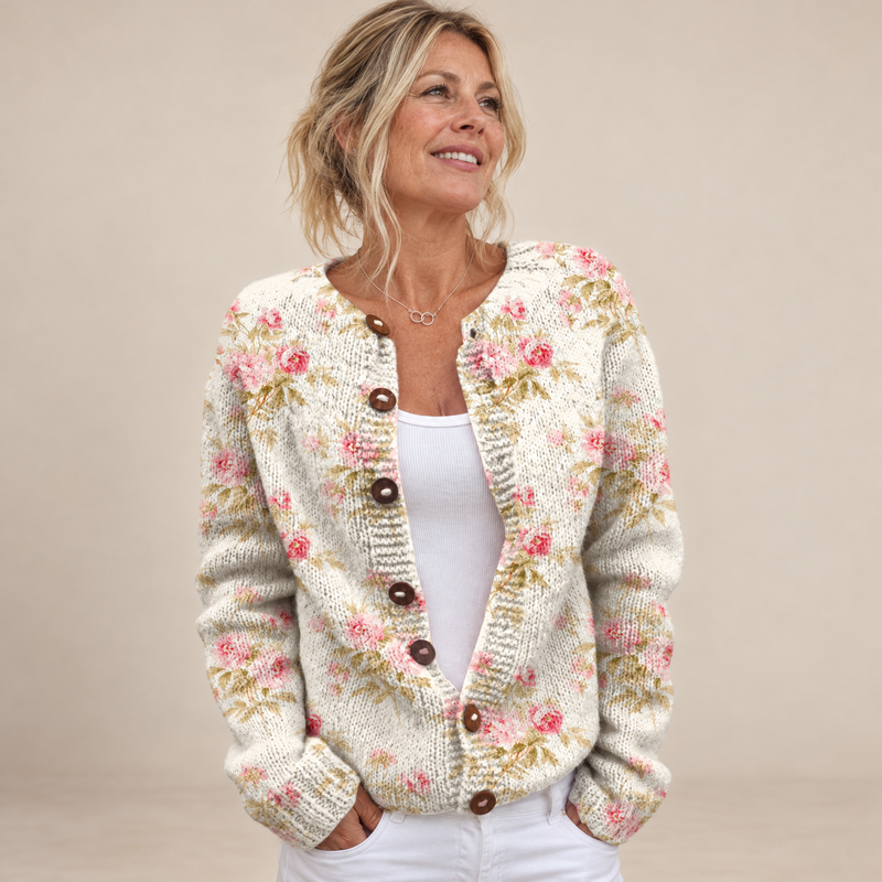 knitwear in de lichtbeige studio
