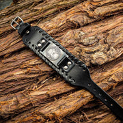 Bronze+Black Leather