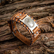 Bronze+Brown Leather