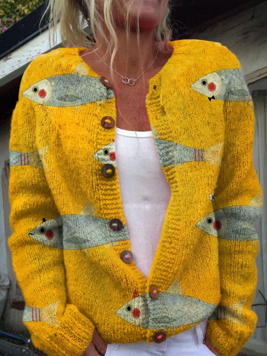 Evalisse™ | Women’s Vintage Knit Cardigan Sweater