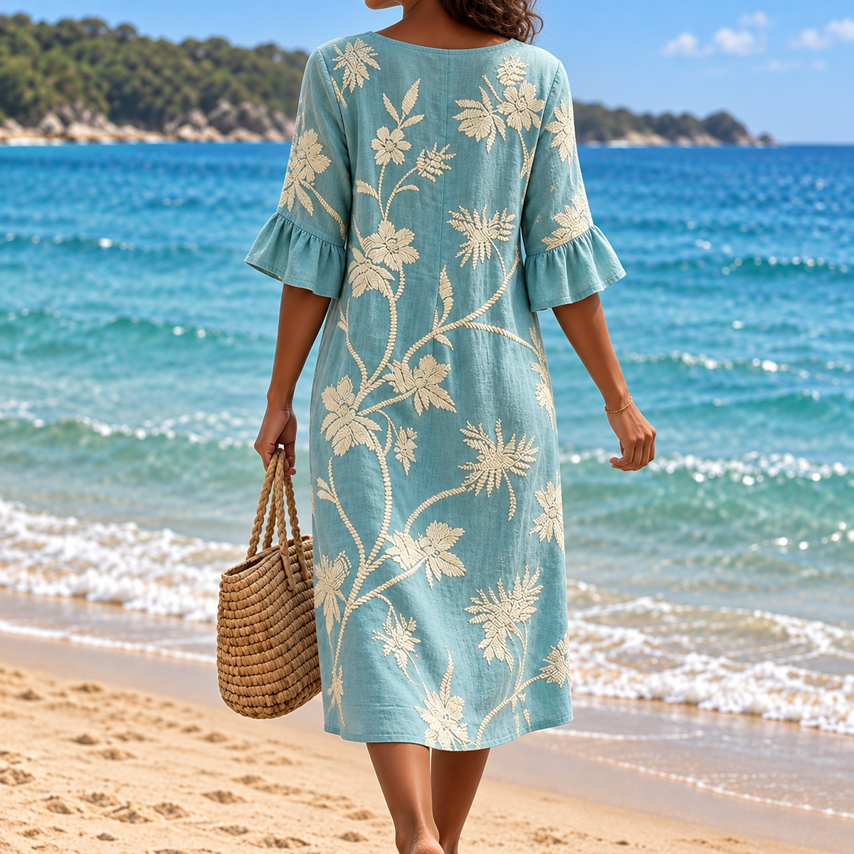 Elen | Casual Dress with Floral Print
