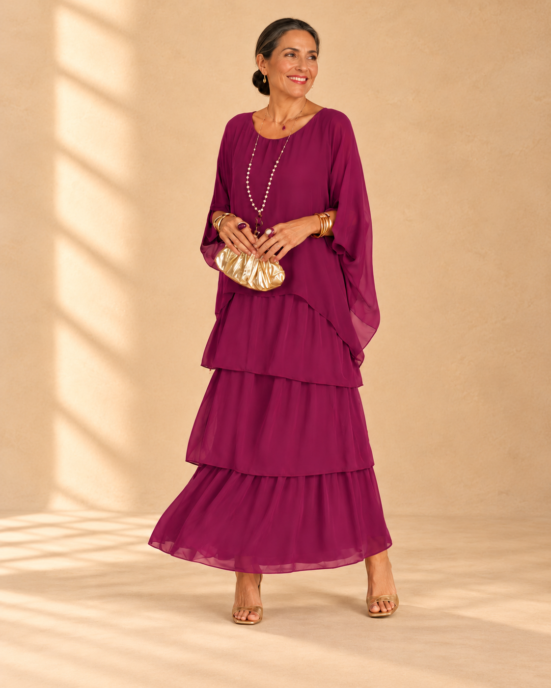 Lara™ | Elegant Flowing Maxi Dress