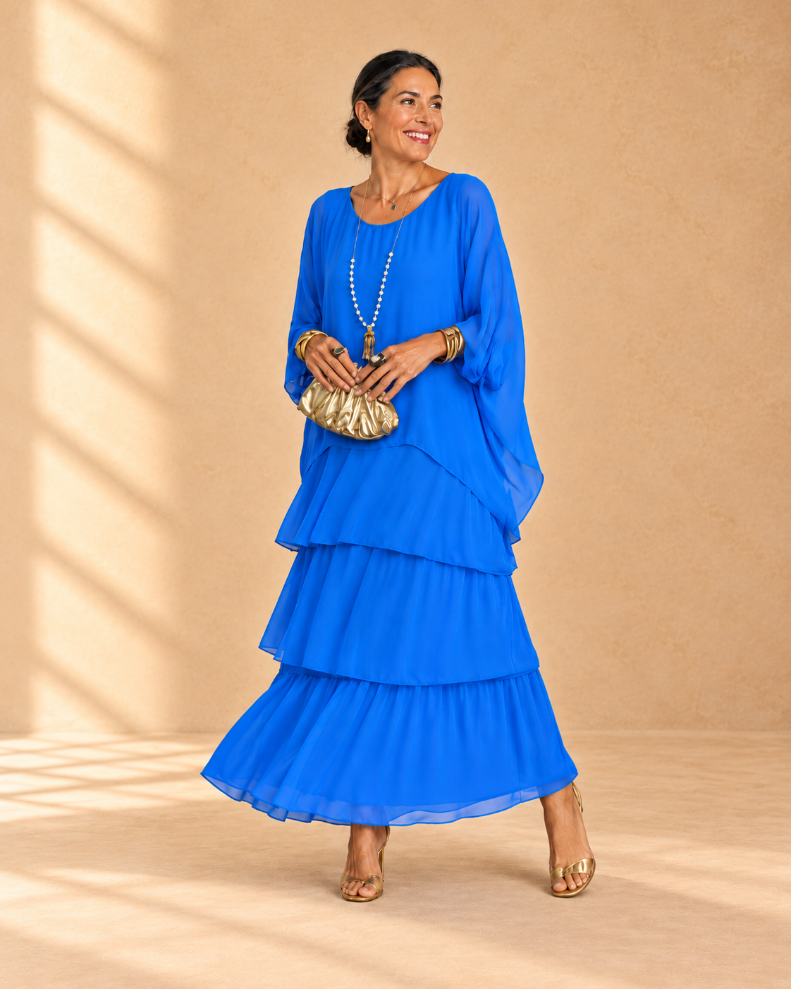 Lara™ | Elegant Flowing Maxi Dress