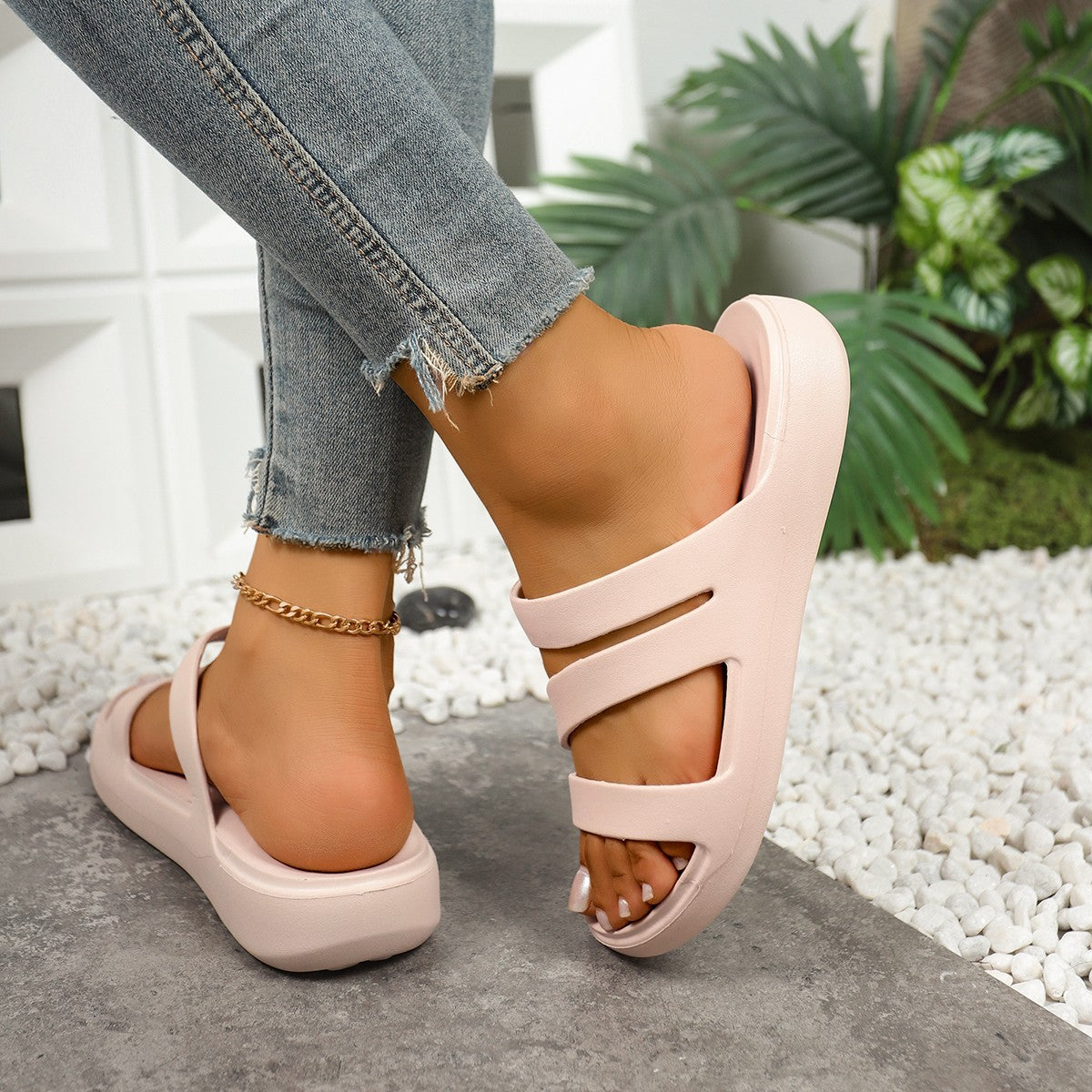 Sage | Chunky Sole Strappy Sandals