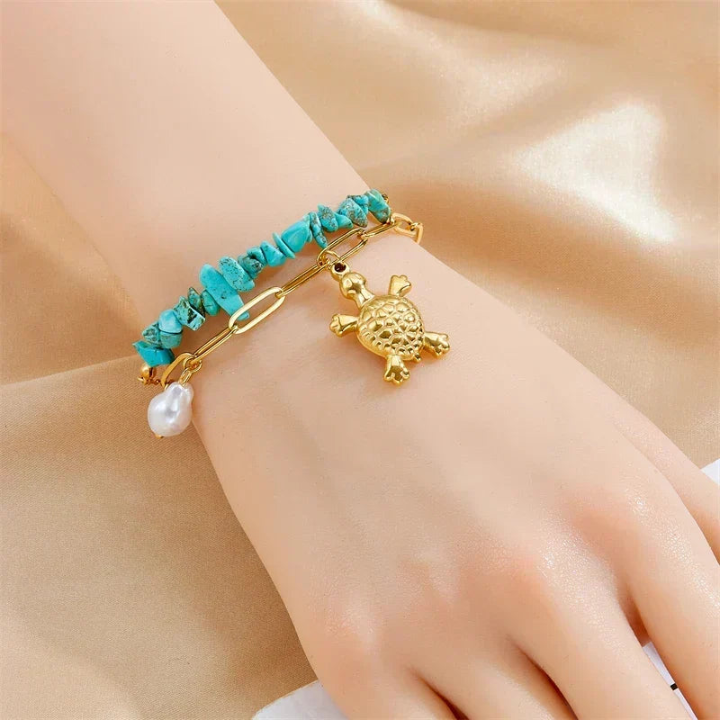 Exclusive Turquoise Turtle Bracelet