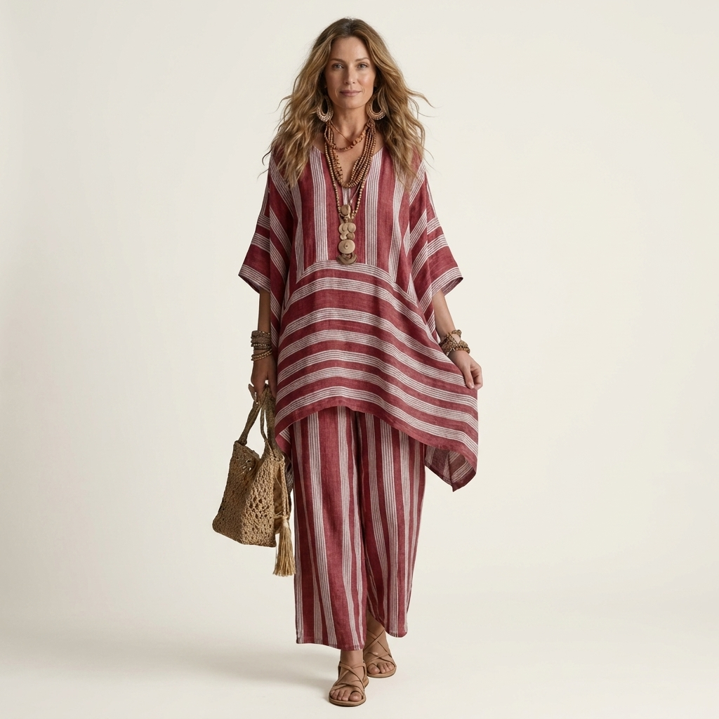 Kiara | Striped Set