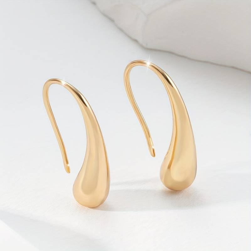 Vintage Gold Drop Earrings