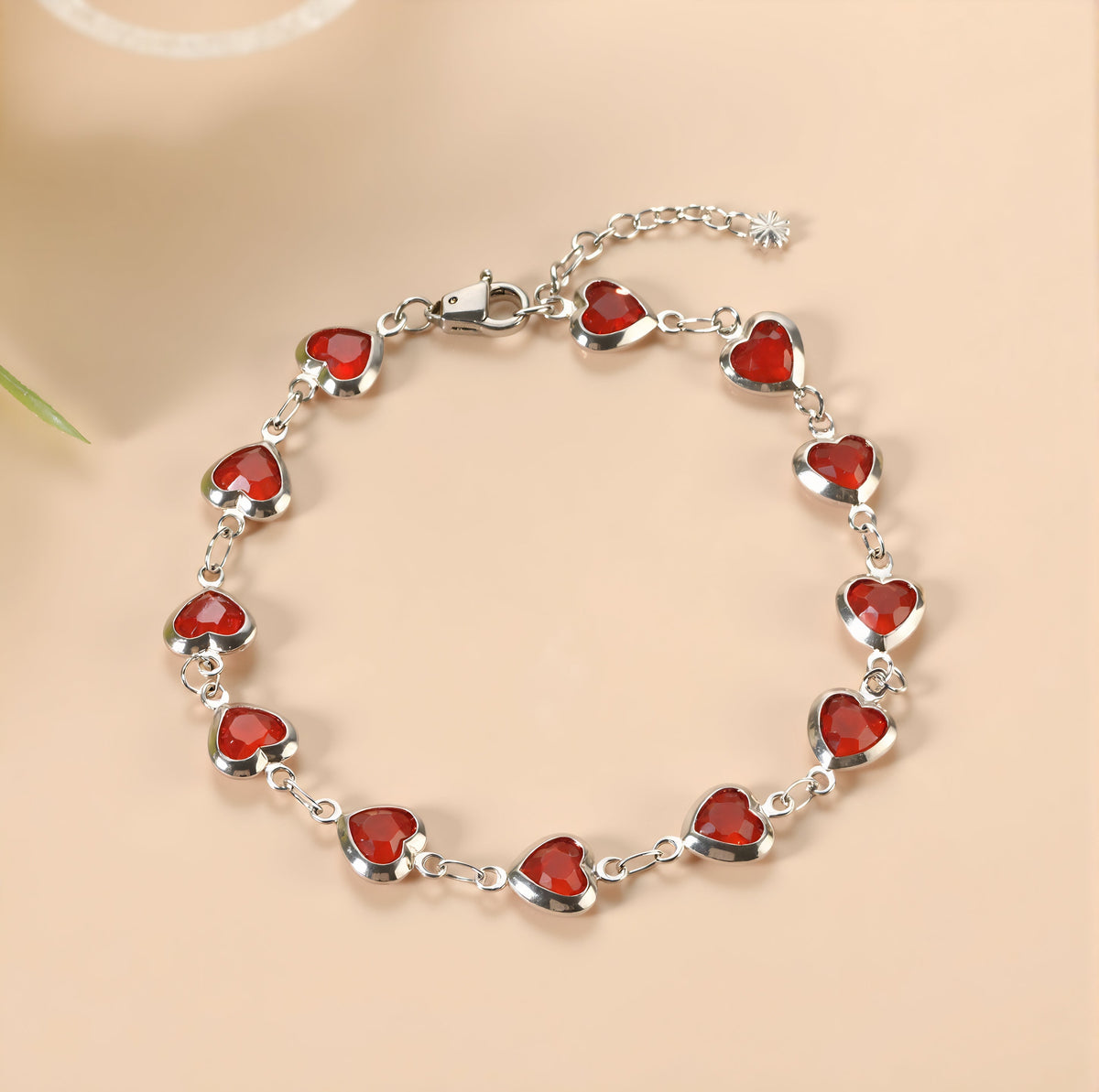 Ophelyra Garnetelle Gold Bracelet
