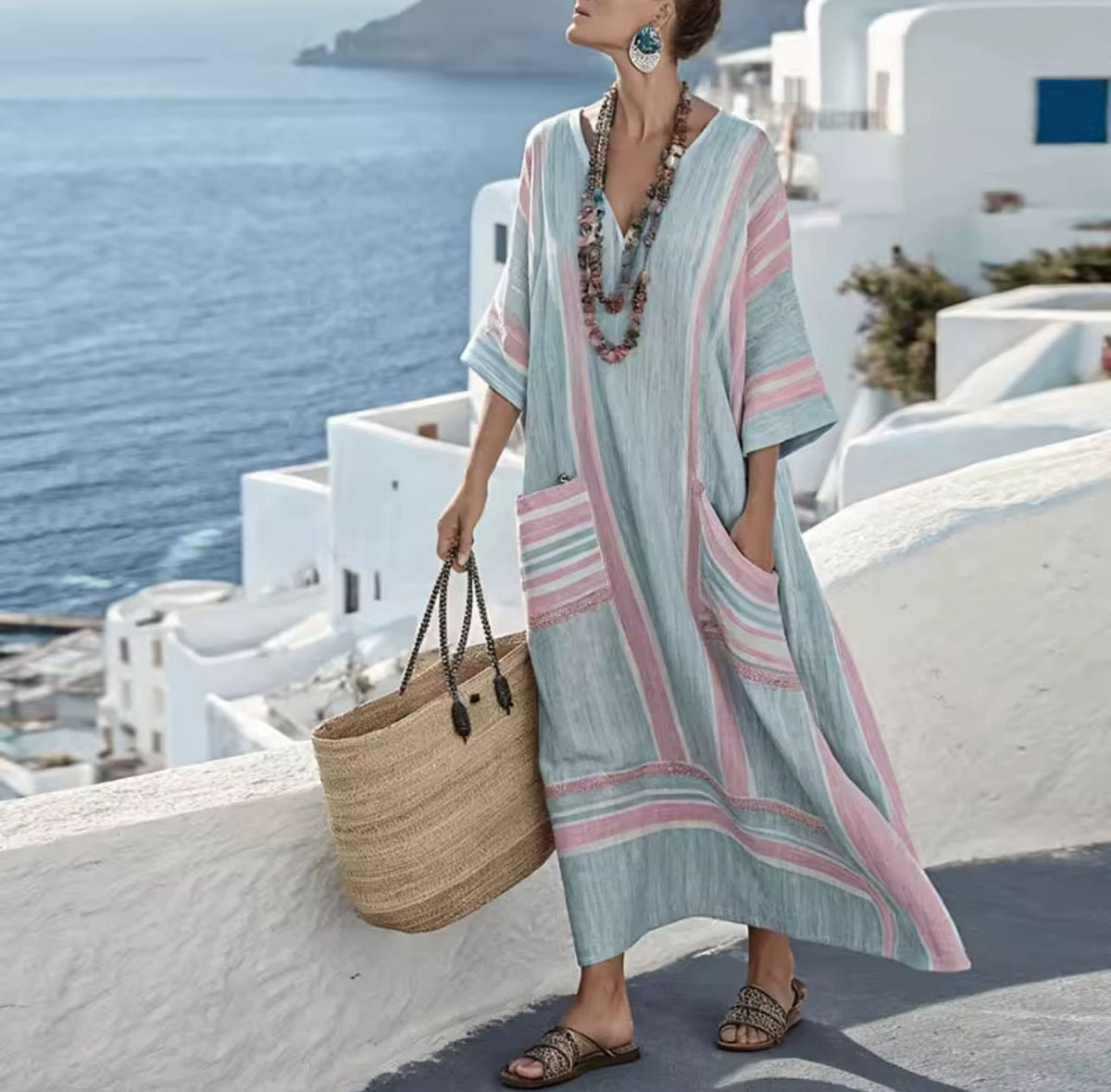 Maryll™ – Elegant Long Strand Dress