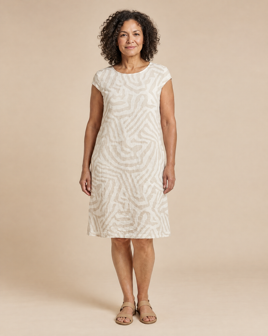 ysabel in a light beige studio